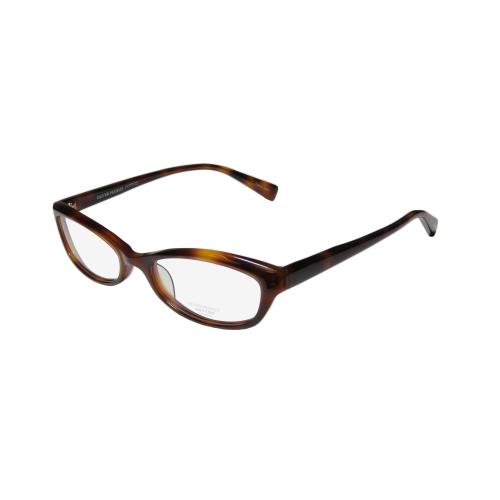 Oliver Peoples Marceau Stunning Sleek Cat Eye Eyeglass Frame/glasses/eyewear Tortoise