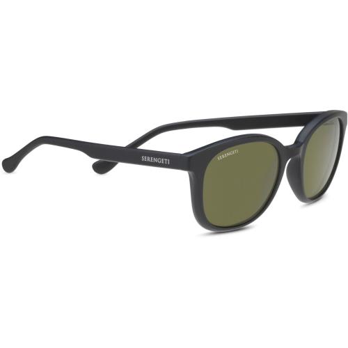 Serengeti Mara Women`s Sunglasses - Photochromic Polarized Lenses 8774/MatteBlack/555NMPolar