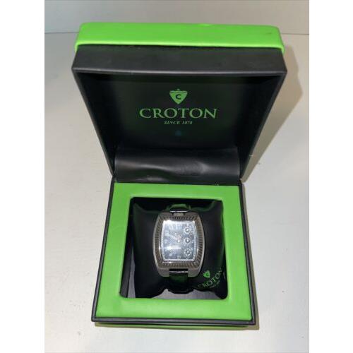Croton Imperial Stainless Steel Automatic Watch