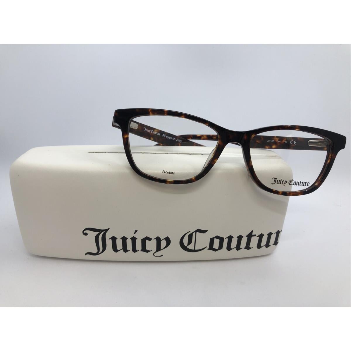 Juicy Couture JU 187 086 D Havana 51.16.140 Women s Eyeglasses Frames W/case