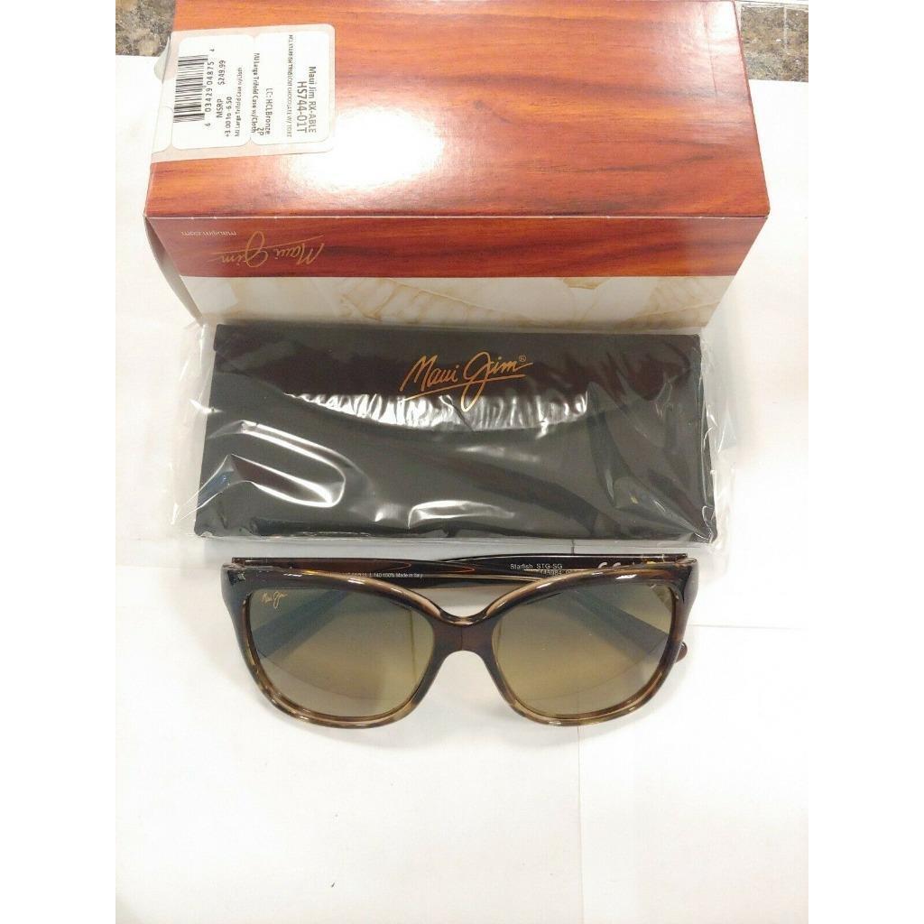 Maui Jim Starfish Polarized Sunglasses HS744-01T Chocolate Tortoise/bronze Glass