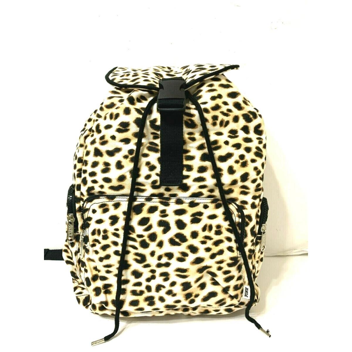 Victoria Secret Pink Leopard Cheetah Book Bag Backpack