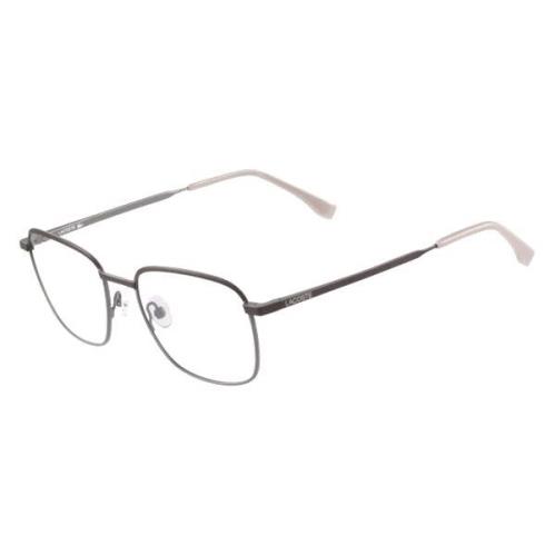 Lacoste L2222 035 53mm Men Matte Grey Metal Eyeglasses Ophthalmic Rx Frame