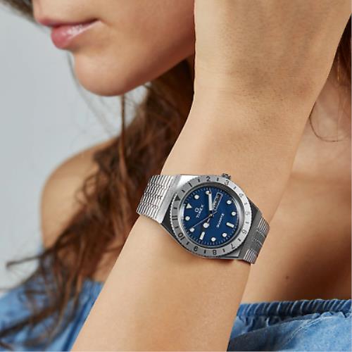 Timex watch  - Blue , Silver