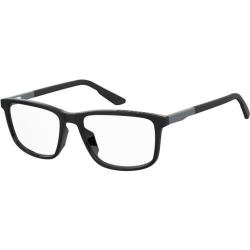 Under Armour Ua 5008/G 0807 Black Gray Rectangle Men`s Eyeglasses