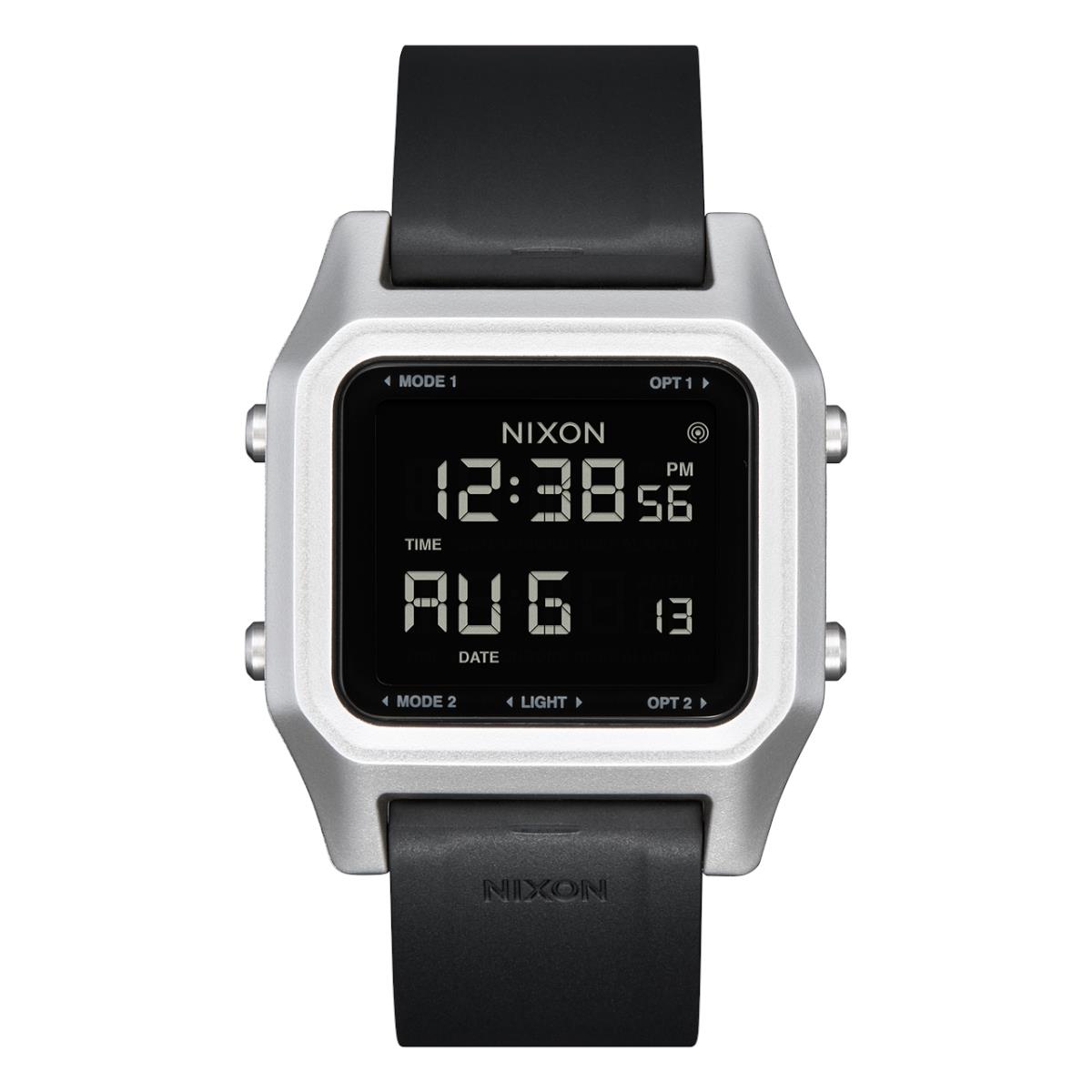 Nixon The Staple Watch 625-Silver-Black