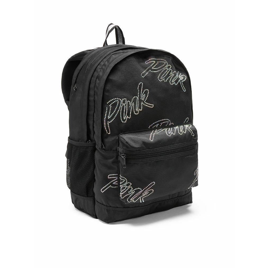 Victoria`s Secret Pink Campus Backpack Laptop Travel Book Bag Tote Rare Gift
