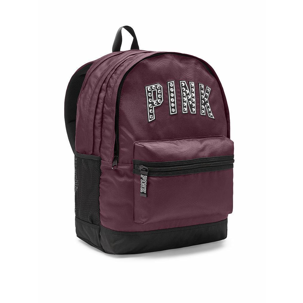 Victoria`s Secret Pink Campus Backpack Laptop Travel Book Bag Tote Rare Gift