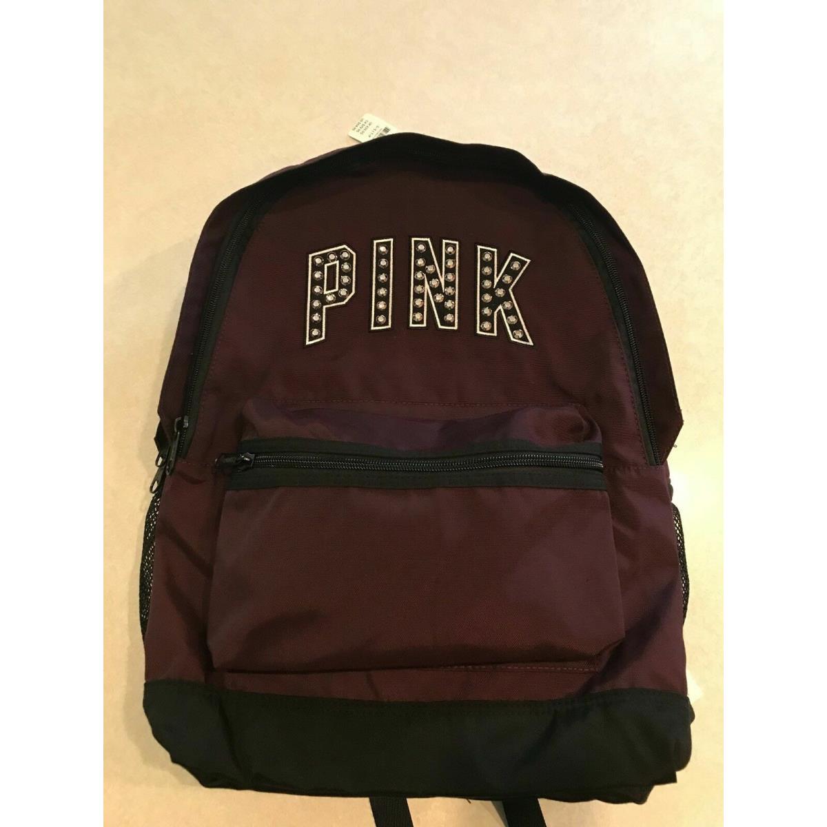 Victoria`s Secret Pink Campus Backpack Laptop Travel Book Bag Tote Rare Gift