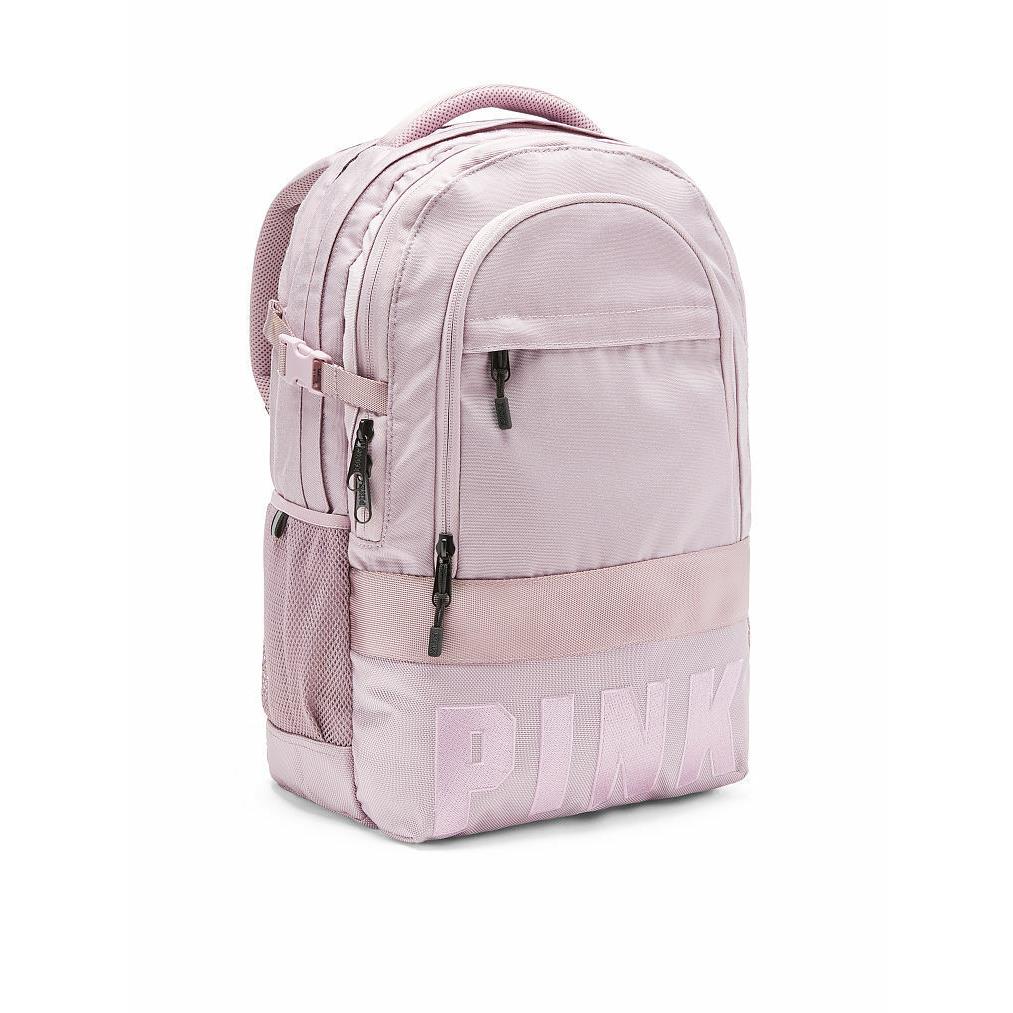 Victoria`s Secret Pink Collegiate Backpack Travel Laptop Book Bag Rare Gift Dreamy Lilac