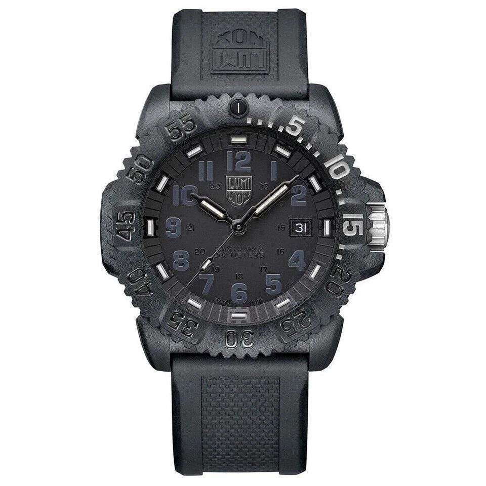 Luminox Men`s 45 mm Navy Seal Foundation Black Carbonox Watch XS.3051.GO.NSF