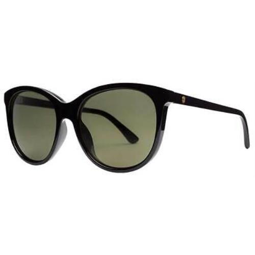 Electric Palm Sunglasses - Gloss Black / Grey Polarized