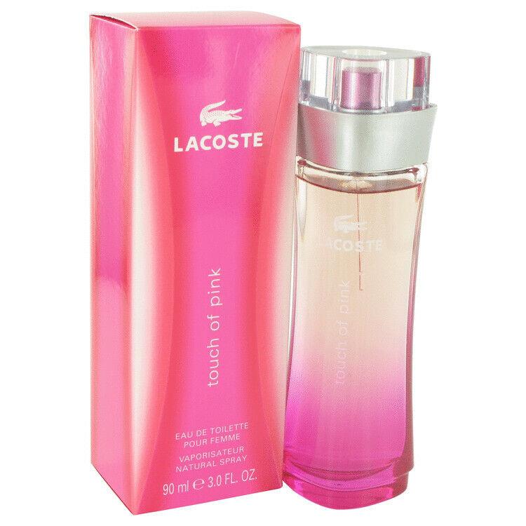 Touch Of Pink Perfume by Lacoste Women Fragrance Eau De Toilette Spray 3 oz Edt