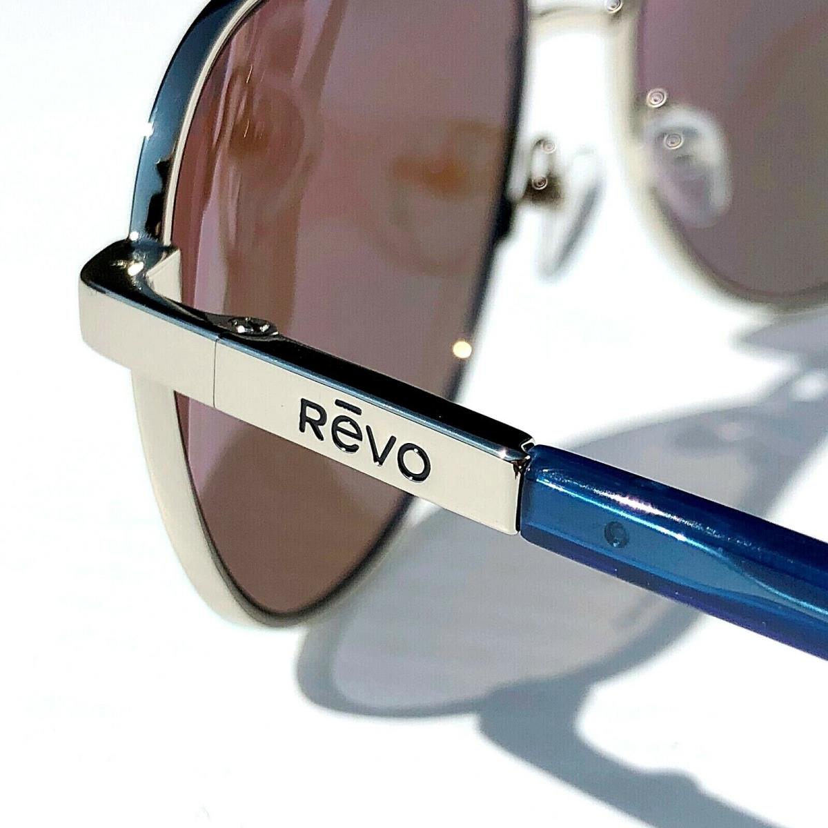 Revo sunglasses Conrad - Silver Frame, Blue Lens