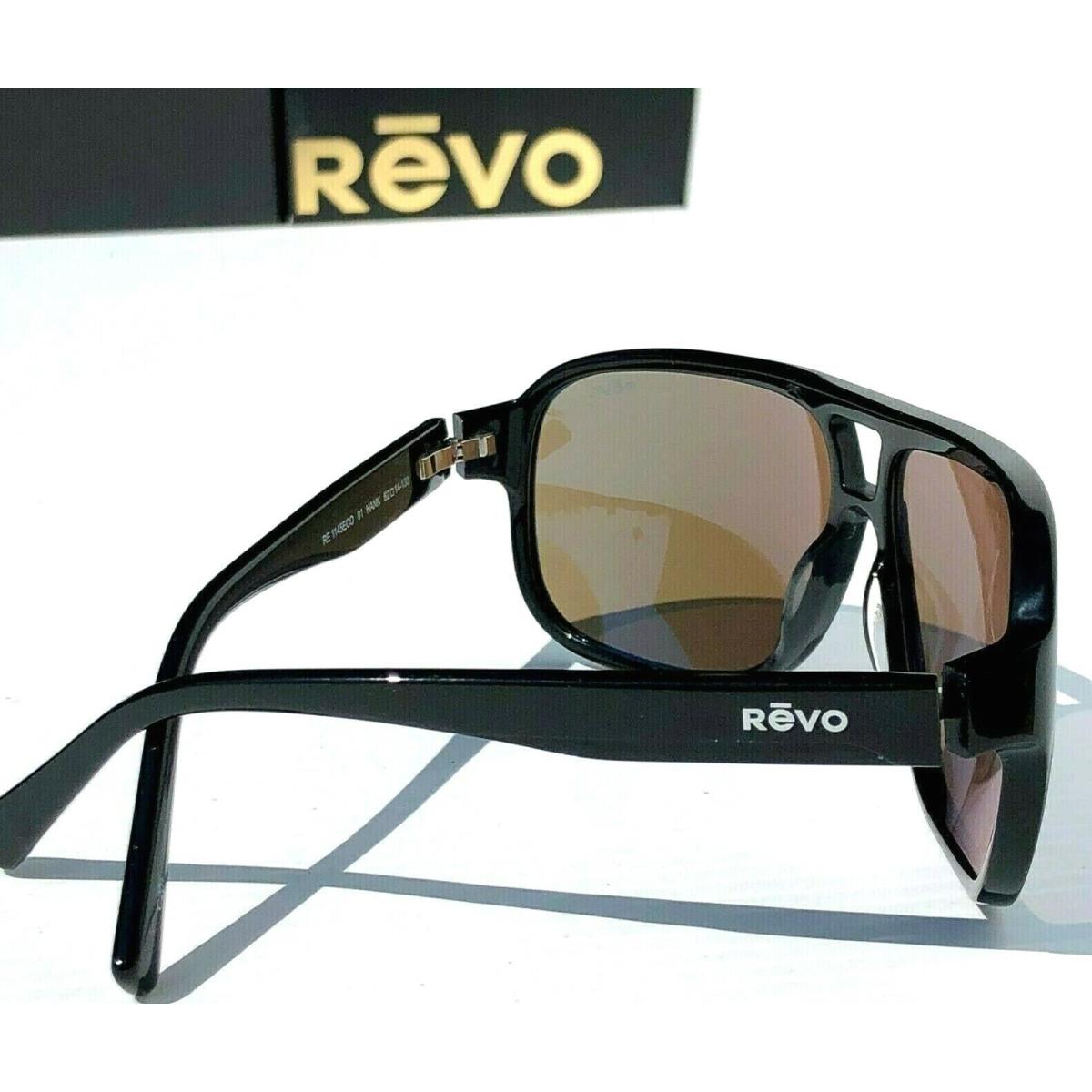 Revo sunglasses Hank - Black Frame, Blue Lens