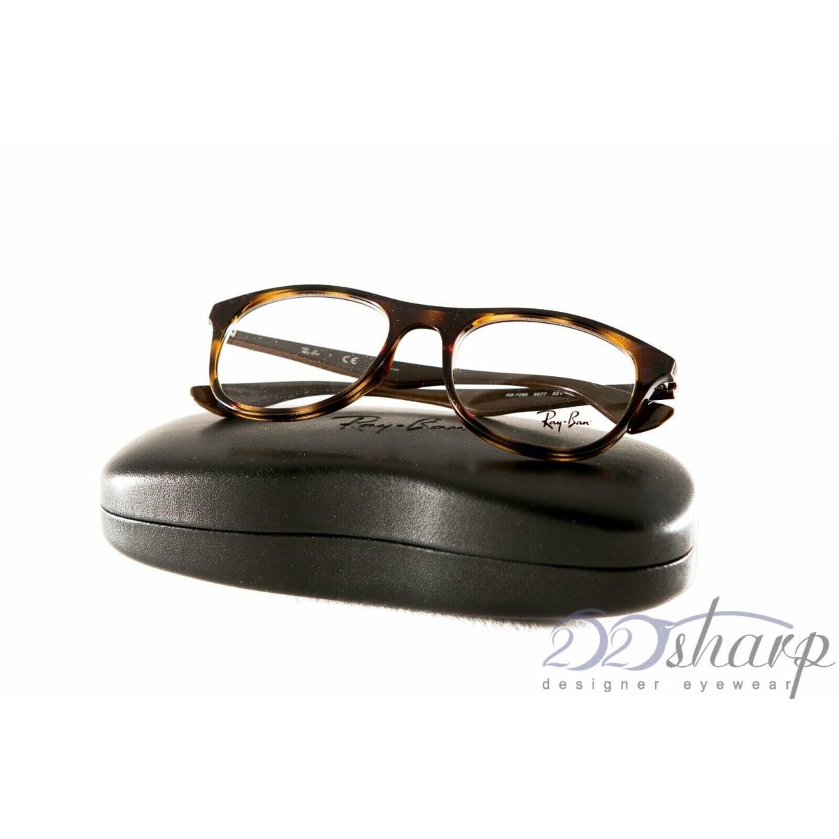 Ray Ban Eyeglasses-rb 7085 5577 52 Shiny Havana