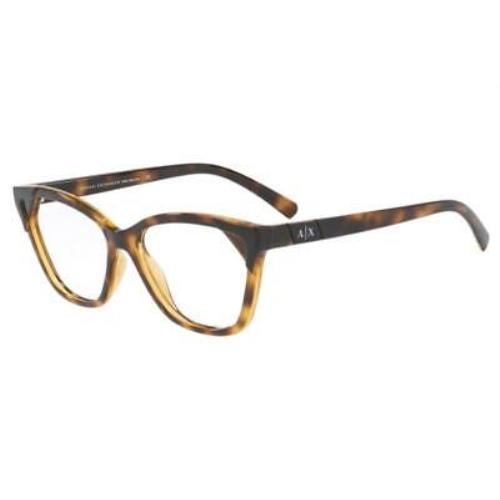 Armani Exchange eyeglasses  - Shiny Havana Frame 1