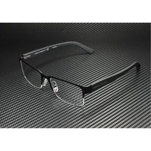Armani Exchange AX1014 6063 53 Satin Matte Black Demo Lens 53mm Men`s Eyeglasses