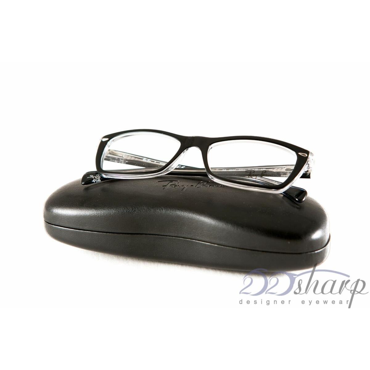 Ray Ban Eyeglasses-rb 5255 2034 51 Top Black ON Transparant