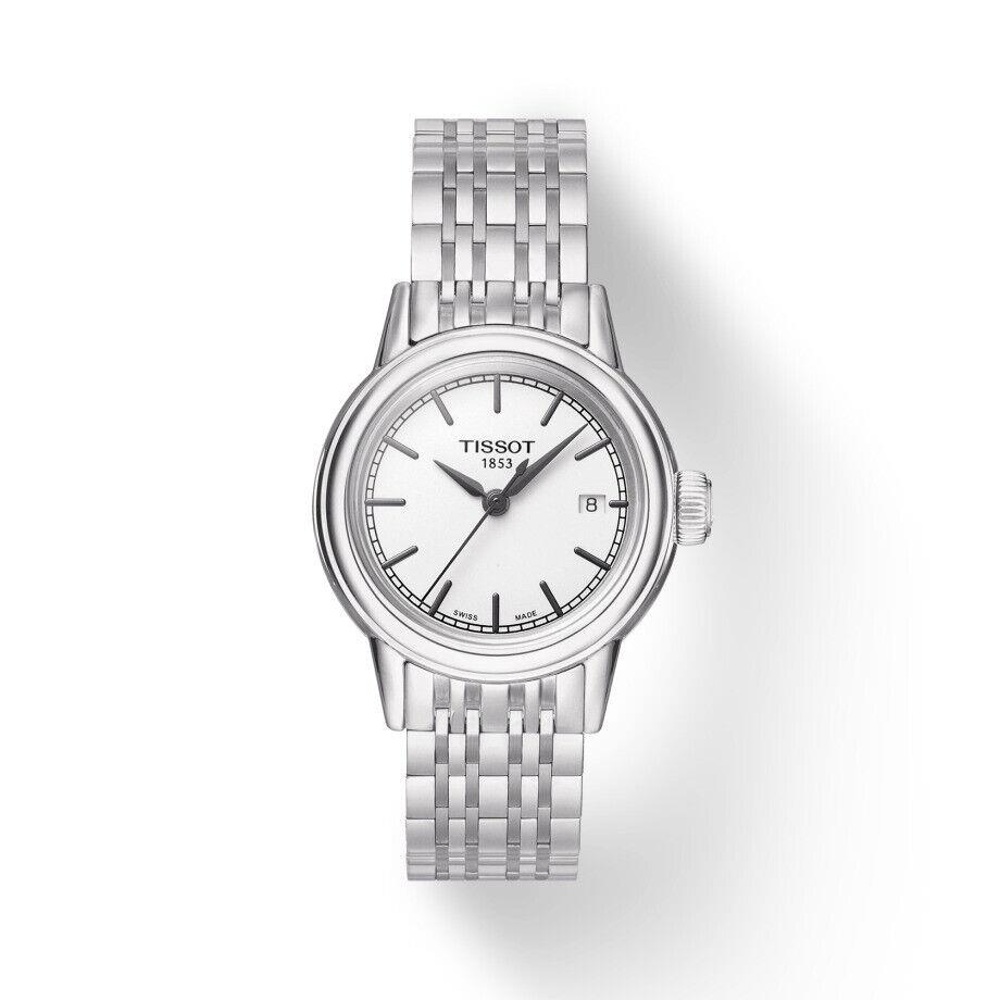 Tissot Carson Lady White Dial Stainless Steel Quartz Watch T085.210.11.011.00