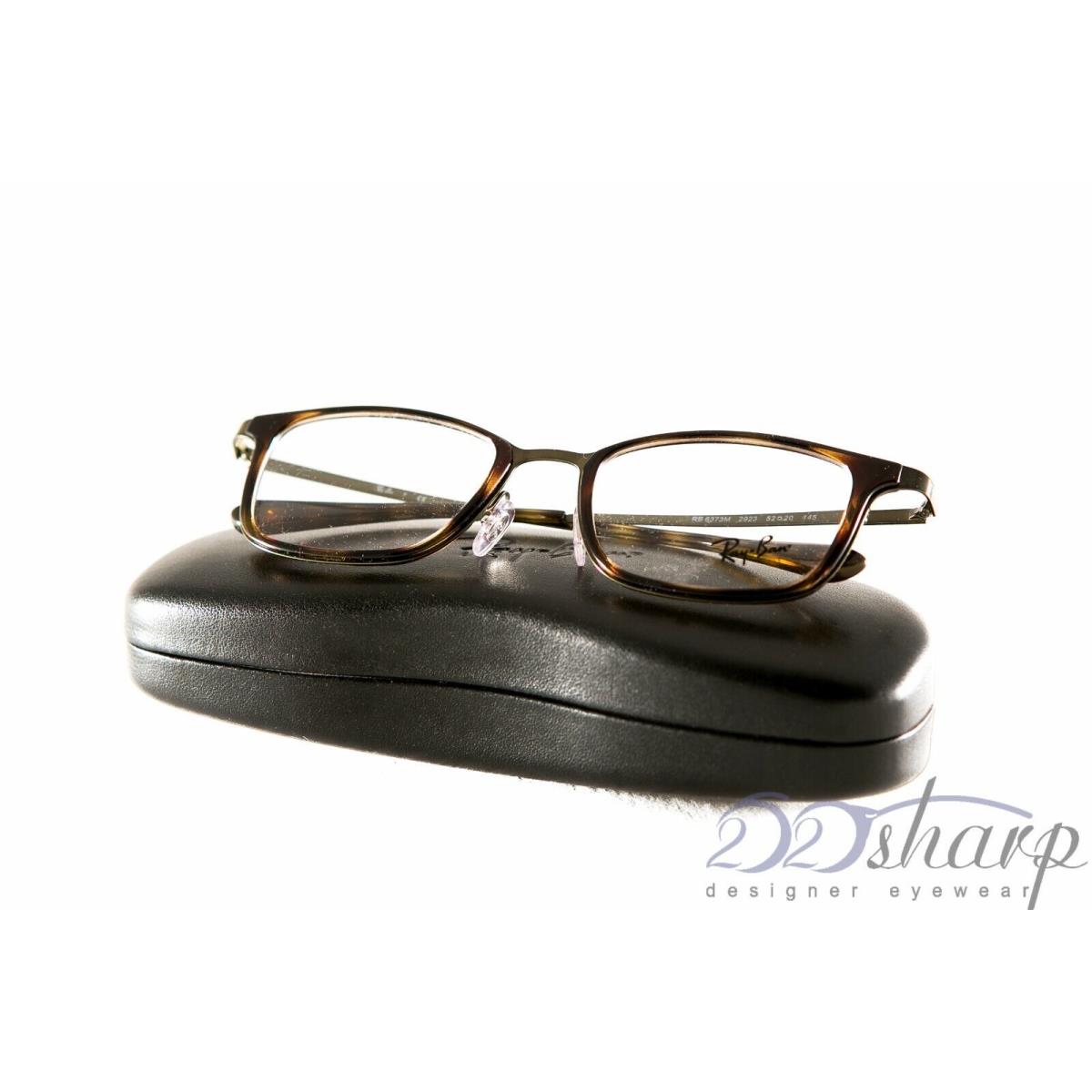 Ray Ban Eyeglasses-rb 6373M 2923 Brown Brushed Green