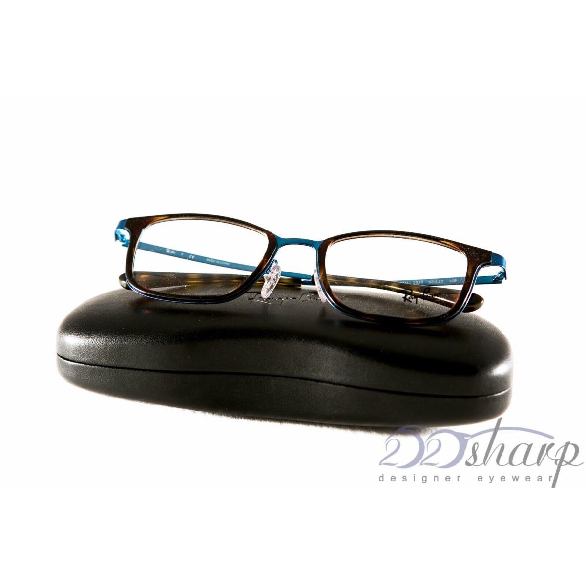 Ray Ban Eyeglasses-rb 6373M 2924 Brown Brushed Blue