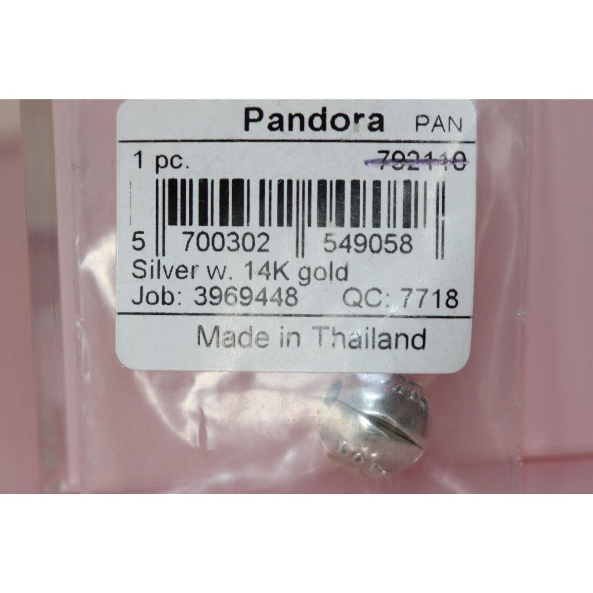 Pandora Family and Love 14K/STER Clip Retired 792110 Beware Fakes