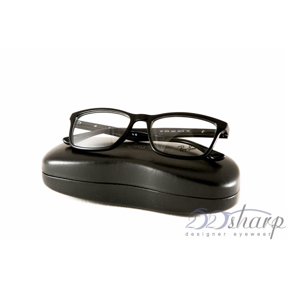 Ray Ban Eyeglasses-rb 5279 2000 55 Shiny Black