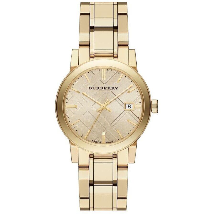 Burberry Light Champagne Dial Light Gold-tone Ladies Watch BU9134