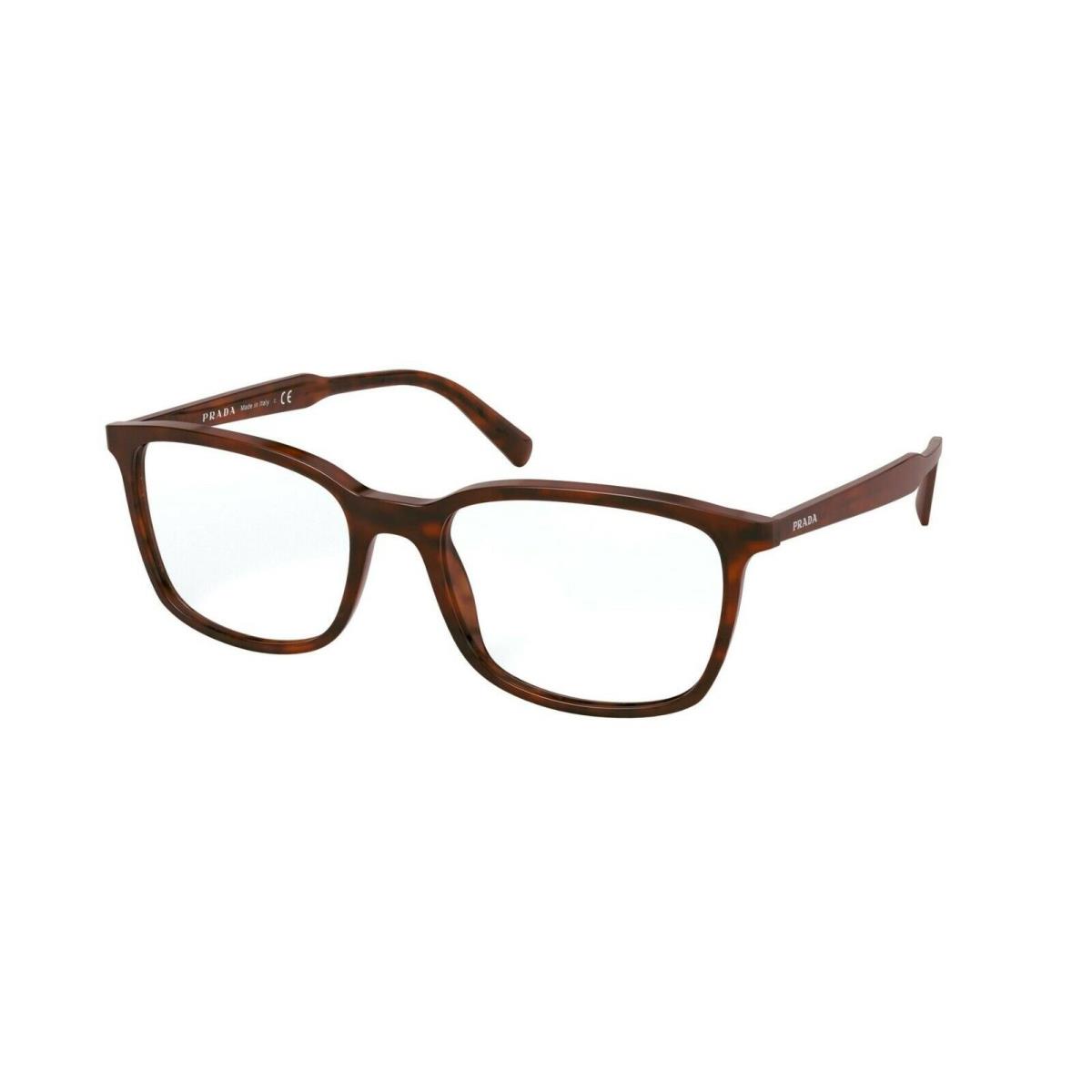 Prada Conceptual PR 13XV Striped Brown 549-1O1 Eyeglasses
