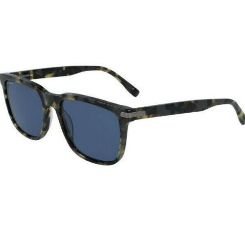 Lacoste Sunglasses L898s 215 56mm Tortoise Blue Lens Square Unisex Sunglasses