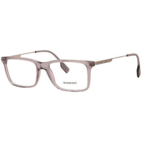 Burberry Harrington B-2339 3028 Eyeglasses Frame Men`s Grey/silver Full Rim 53mm