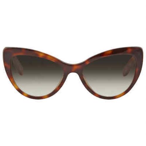 Salvatore Ferragamo Green Gradient Cat Eye Ladies Sunglasses SF930S 238 56