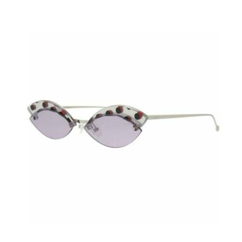 Fendi Sunglasses Women`s FF-0370S-789-UR Fashion 58mm Silver Sunglasses