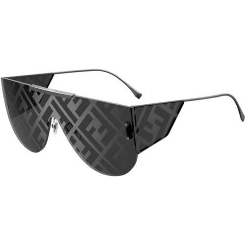 Fendi Sunglasses FFM0093S Gua-md 99mm Dark Ruthenium / Grey Decor Lens