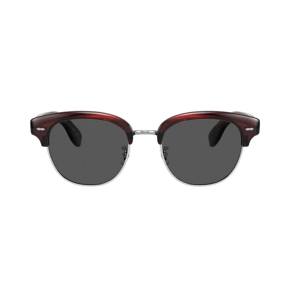 Oliver Peoples Cary Grant 2 Sun OV 5436S Burgundy Bark/carbon Grey Sunglasses - Frame: Burgundy Bark, Lens: Carbon Grey