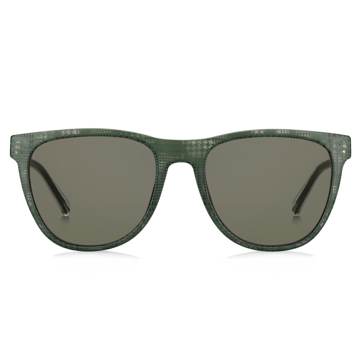 Tommy Hilfiger Woman Sunglasses TH1440S Deh Pattern Olive Crystal Brown