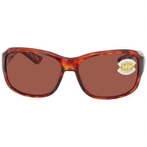 Costa Del Mar Inlet Copper Polarized Polycarbonate Ladies Sunglasses IT 10 Ocp