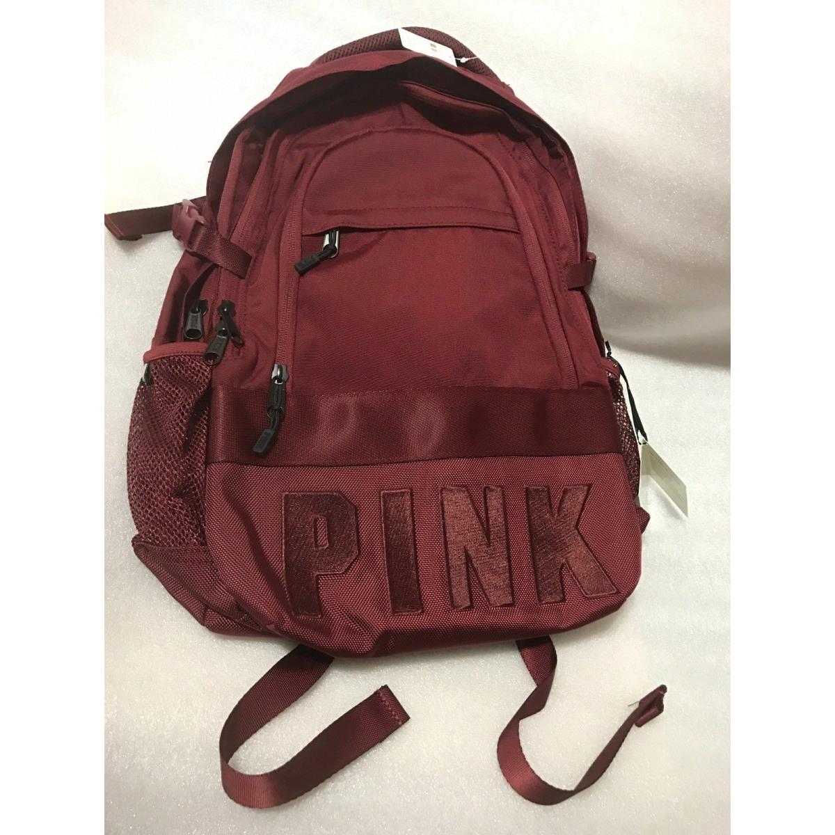 Victoria`s Secret Pink Collegiate Backpack School Travel Laptop Book Bag Tote