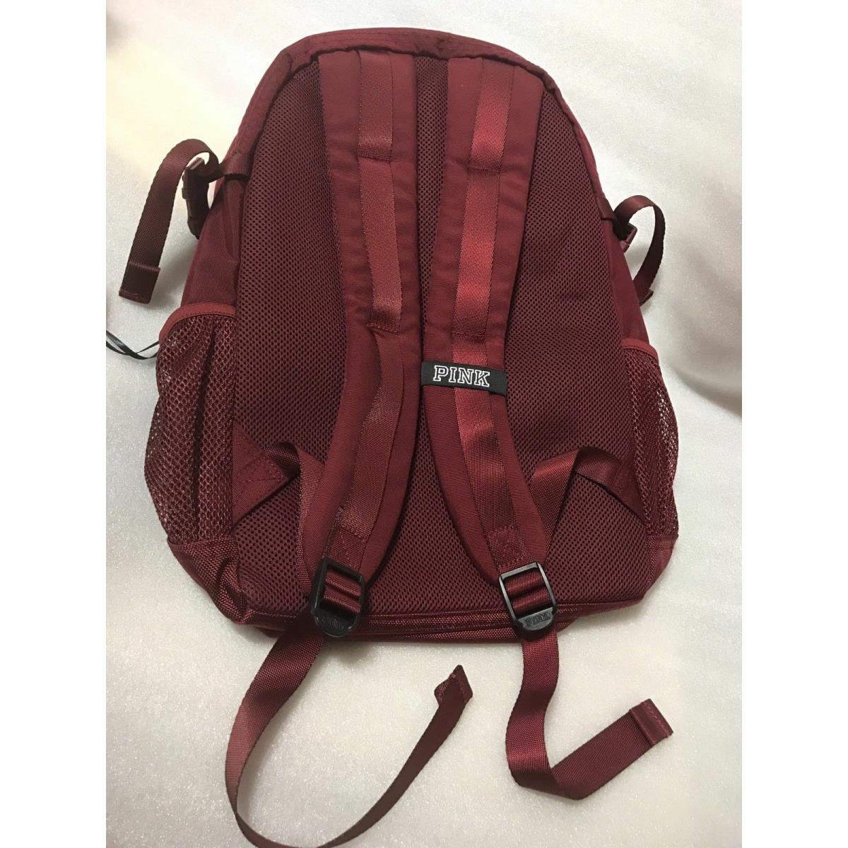 Pink collegiate outlet backpack red