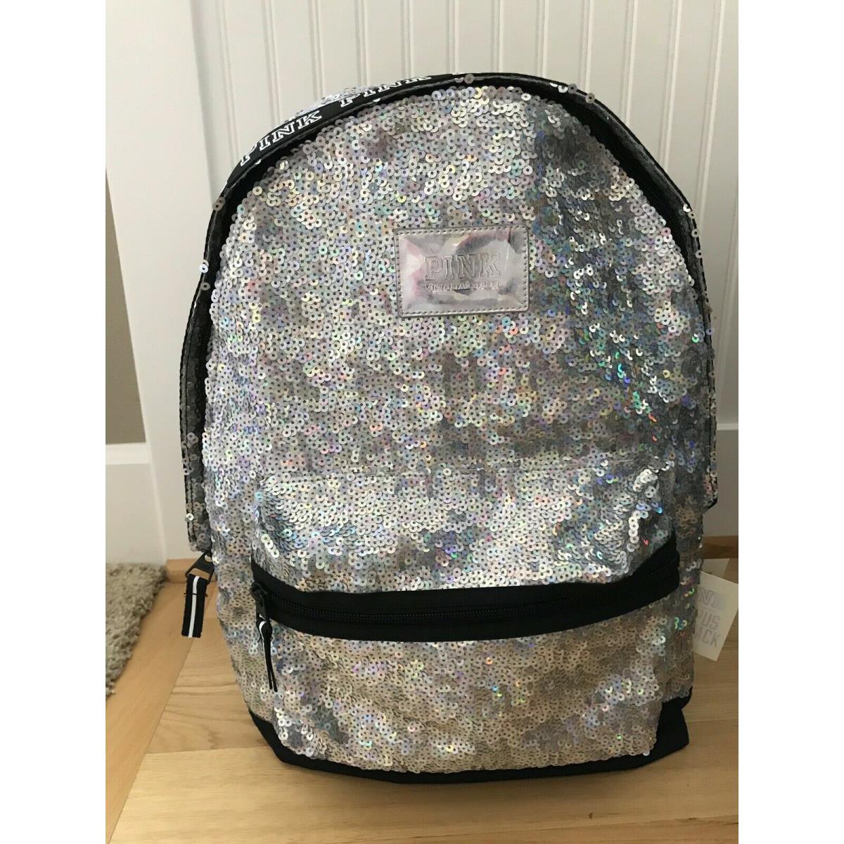 Victoria`s Secret Pink Campus Backpack Laptop Travel Book Bag Tote Rare Gift
