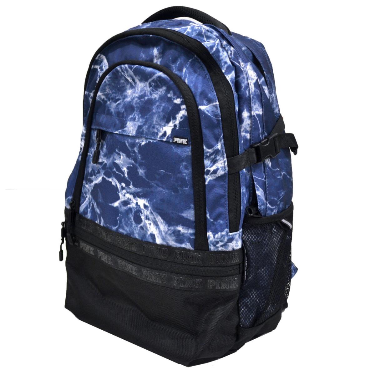Victoria`s Secret Pink Collegiate Backpack School Travel Laptop Book Bag Tote