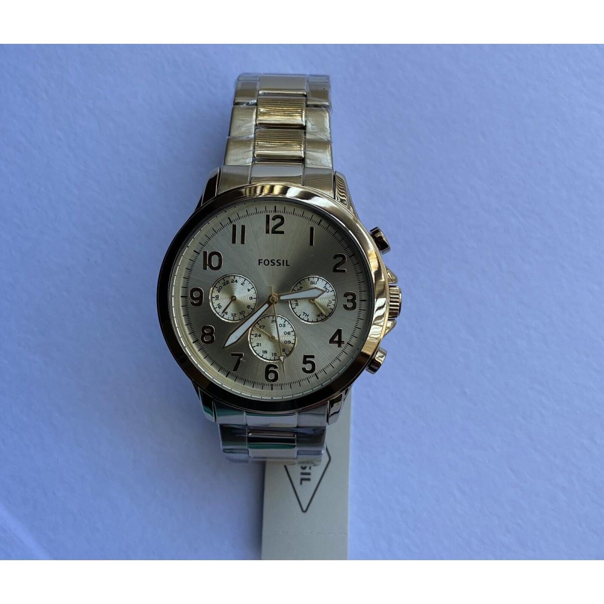 Fossil Yorke Gold Chronograph BQ2542 Men`s Watch