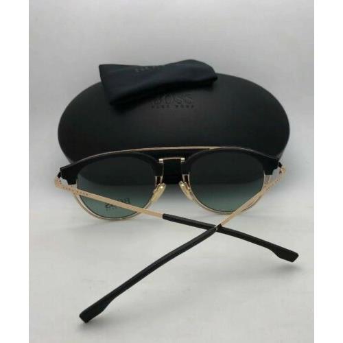 Hugo Boss sunglasses BOSS - Matte Black / Gold Frame, Grey Lens