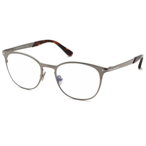 Tom Ford Unisex Eyeglasses Shiny Gunmetal Full-rim Frame 52 mm FT5732-B 008