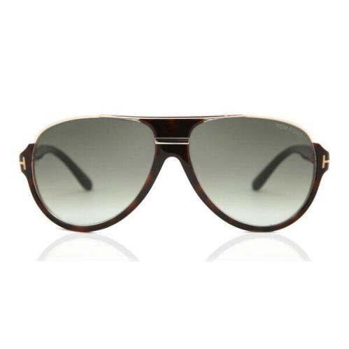 Tom Ford FT0334 56K Aviator Sunglasses Brown Green Gradient Lens