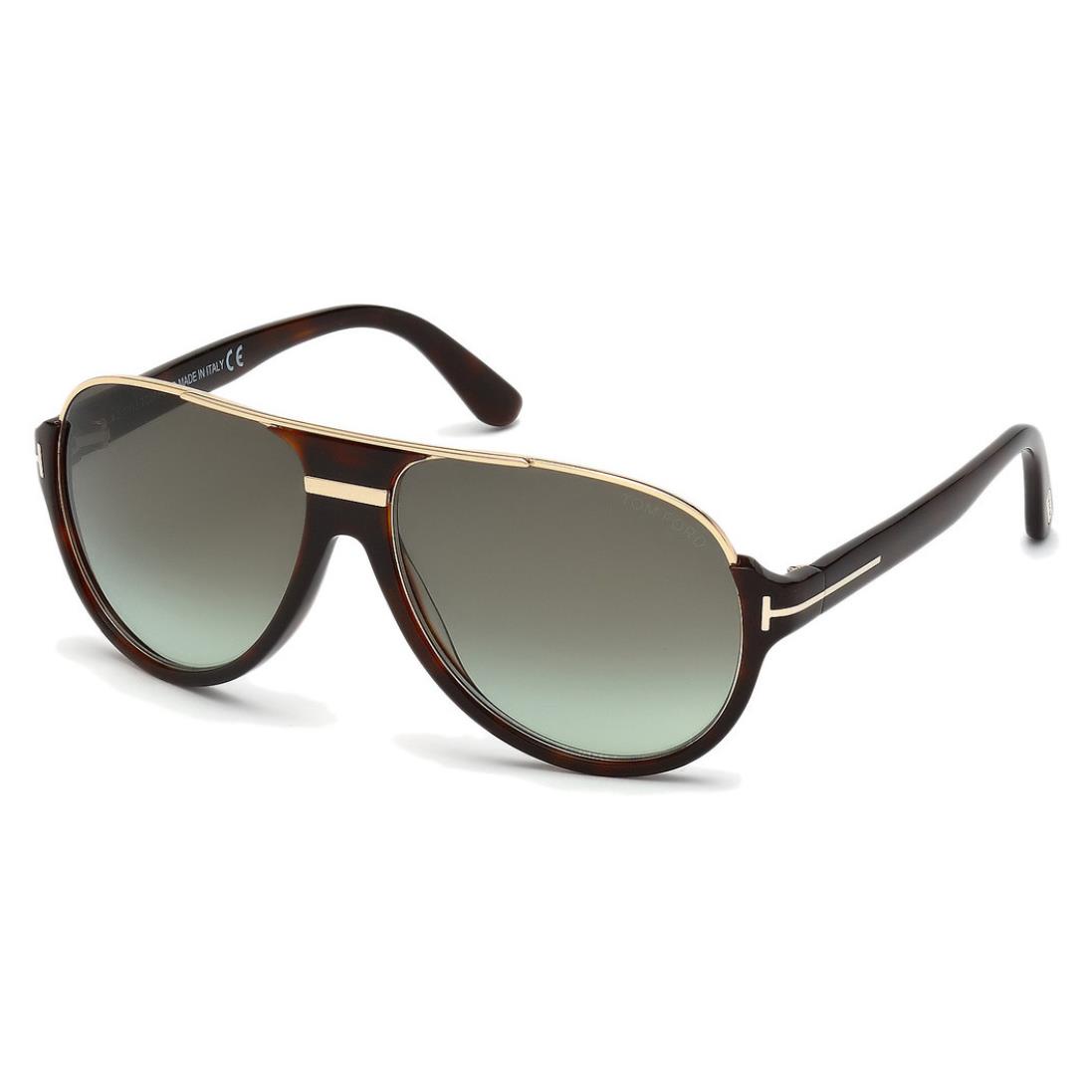 Tom Ford FT 0334 Dimitry 56K Havana/green Gradient Sunglasses