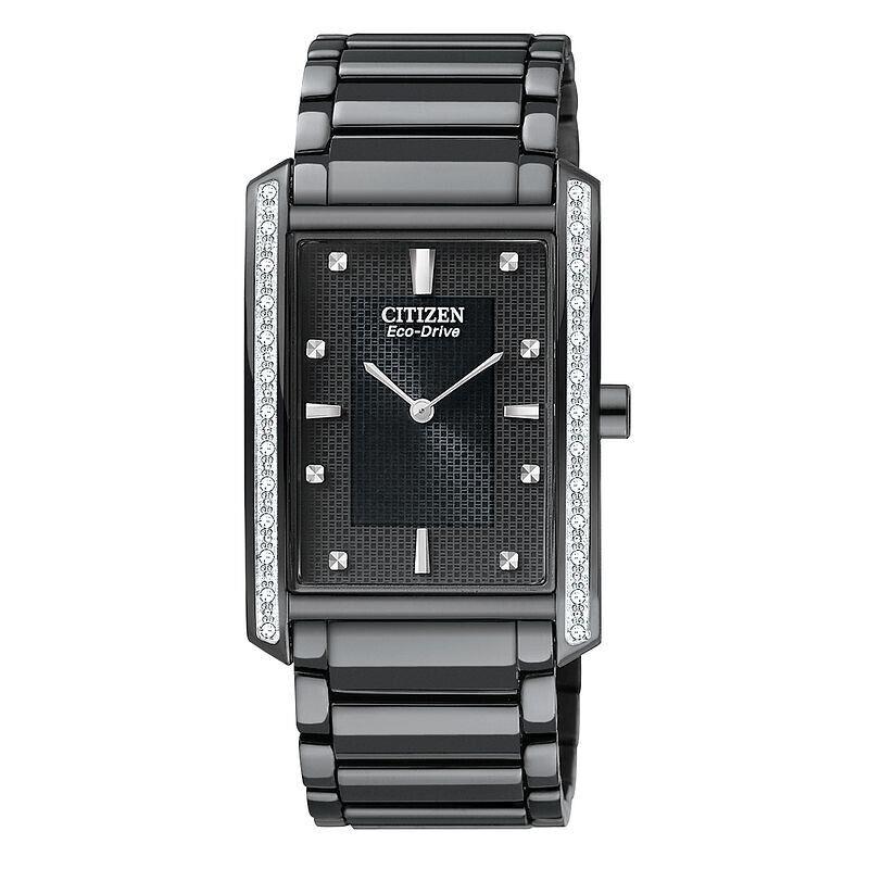 Citizen Men`s Eco BL6067-54E Black Ion Plated Stainless Steel Watch