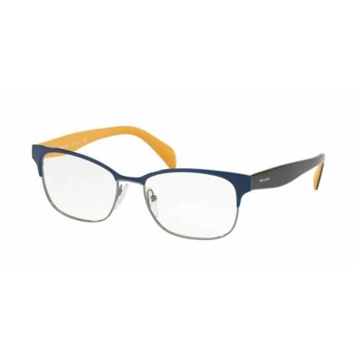 Prada PR 65RV 2811O1 Blue Rectangle Women`s 55 mm Eyeglasses