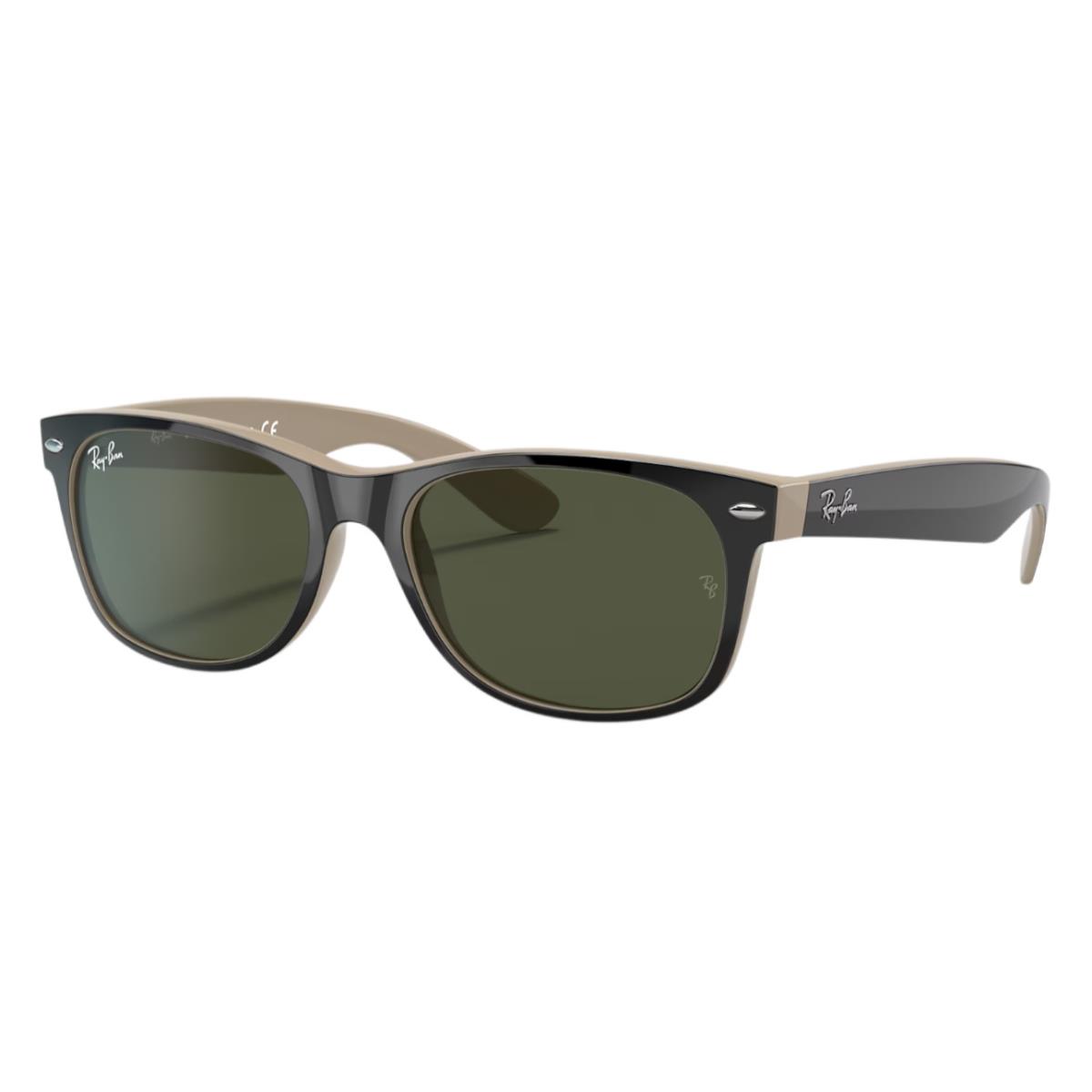 Ray Ban Wayfarer Color Mix RB2132 875 55-18 Black / Light Tan G-15